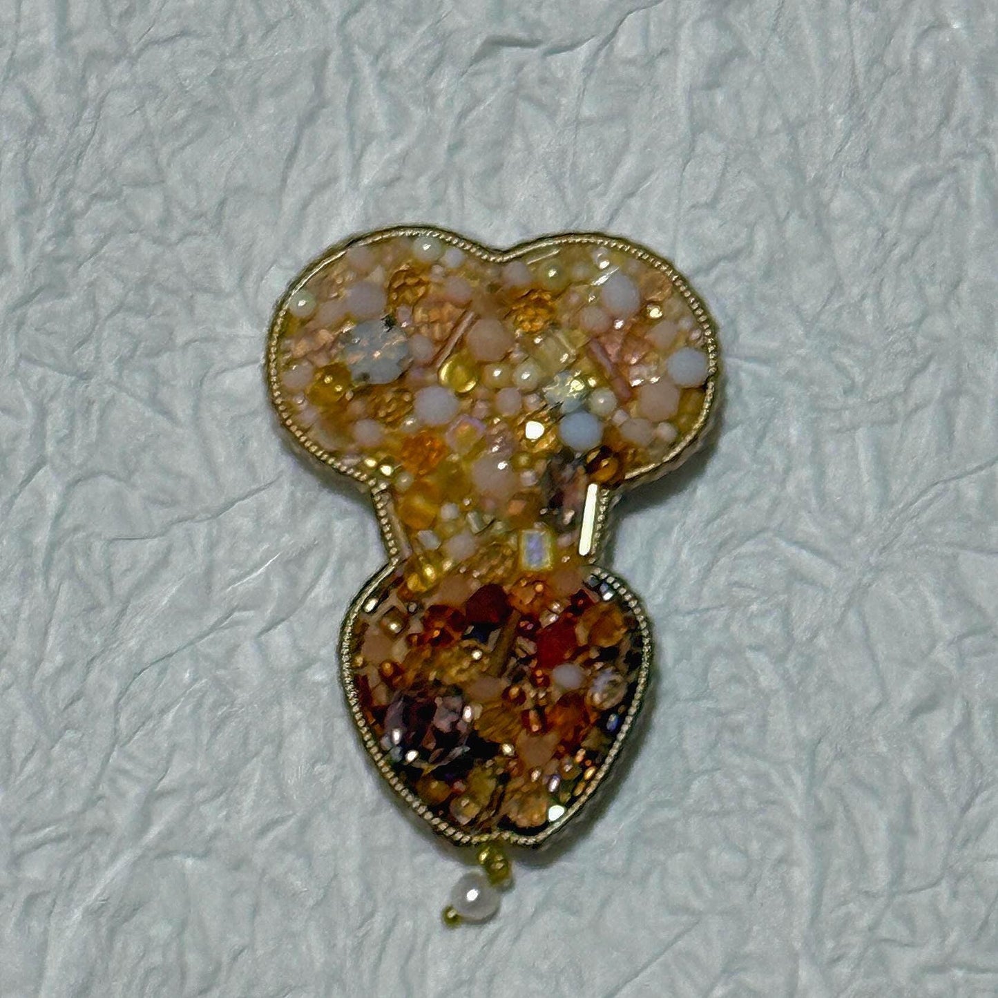 Handmade Beaded Willy Brooch, Naughty Gag Gift