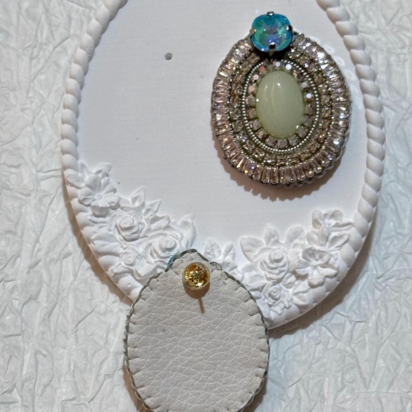 Glow-in-the-Dark Beaded Earrings: Handmade Luminous Stone Jewelry