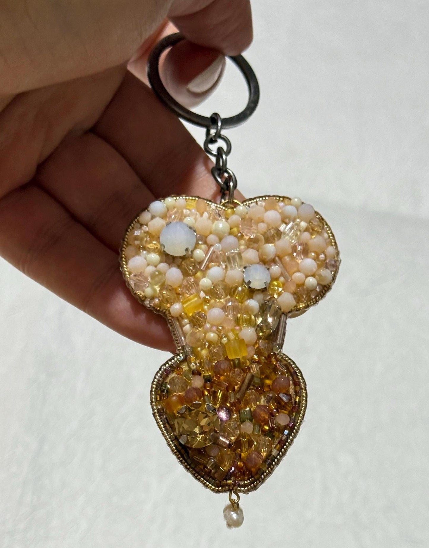 Funny Beaded Willy Keychain, Naughty Bachelorette Gag Gift