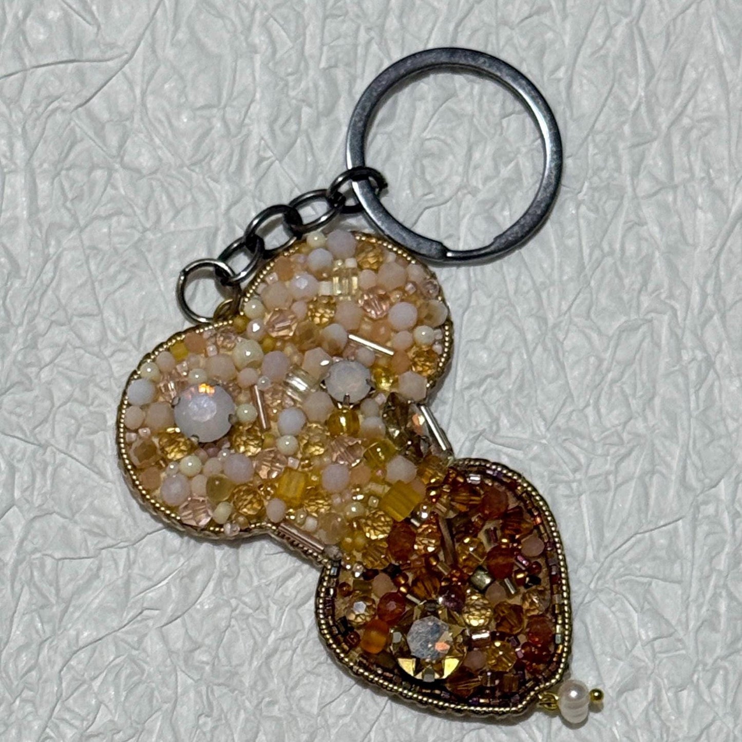 Funny Beaded Willy Keychain, Naughty Bachelorette Gag Gift