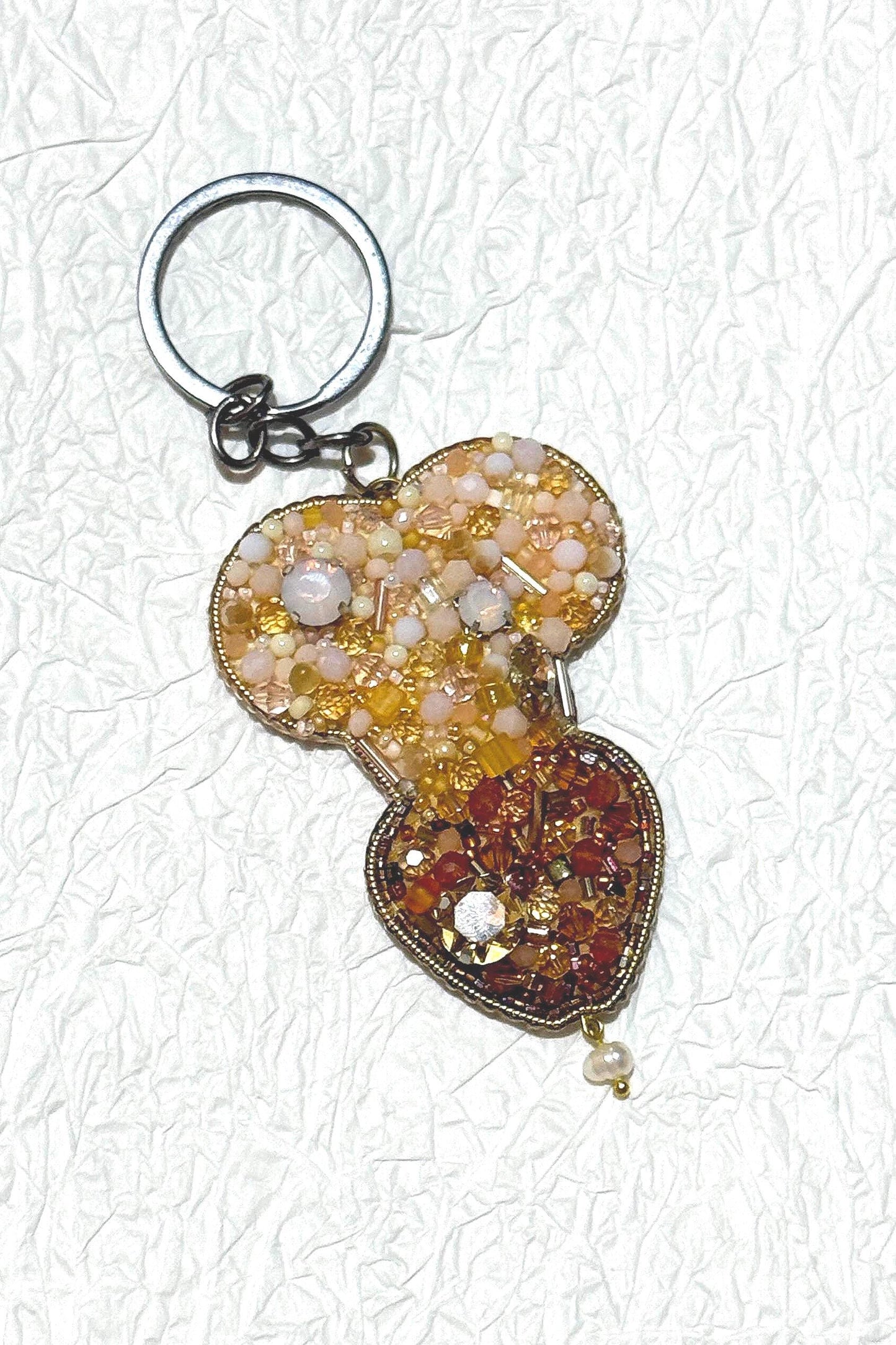 Funny Beaded Willy Keychain, Naughty Bachelorette Gag Gift