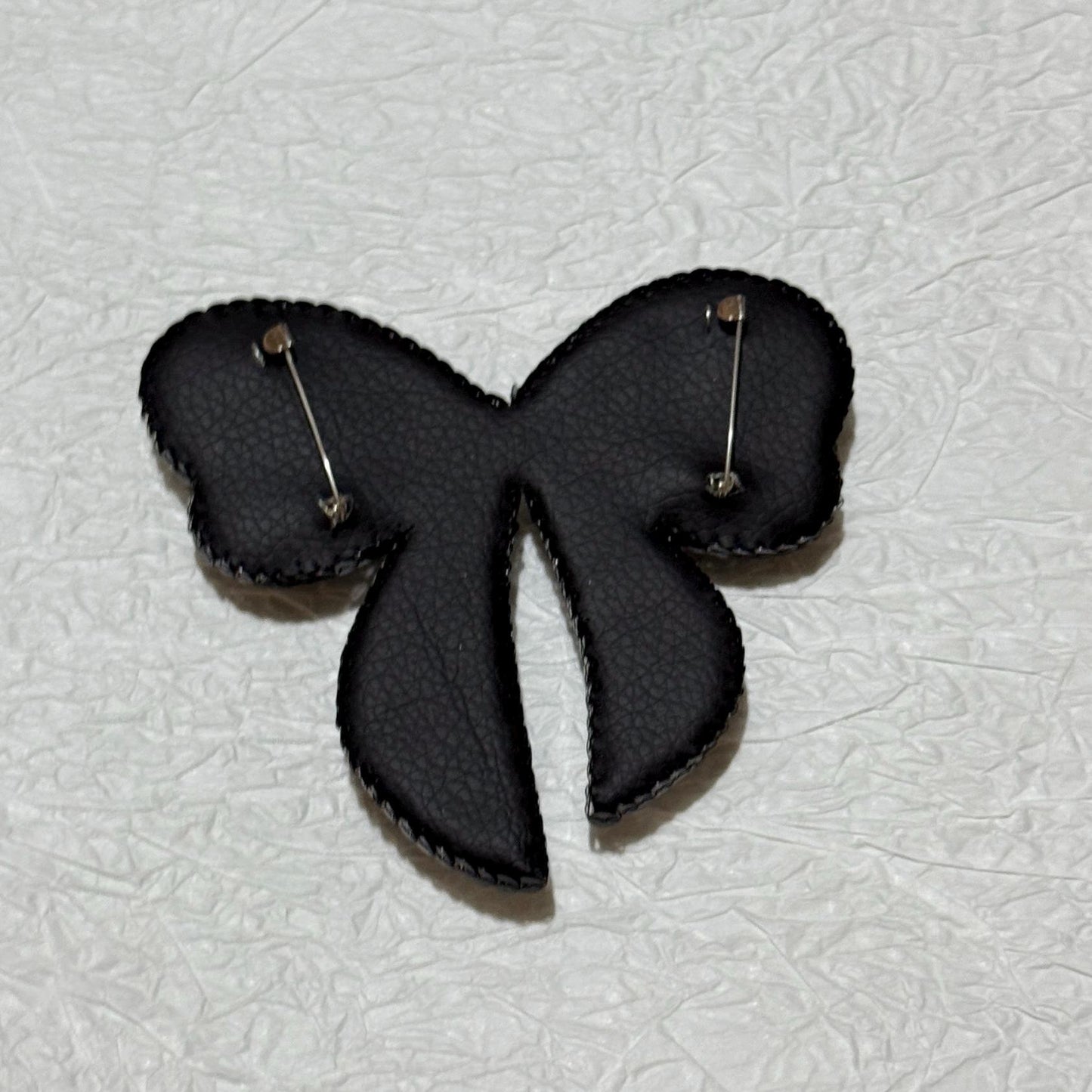 Handmade Beaded Bow Brooch: Crystal Embroidered Statement Jewelry