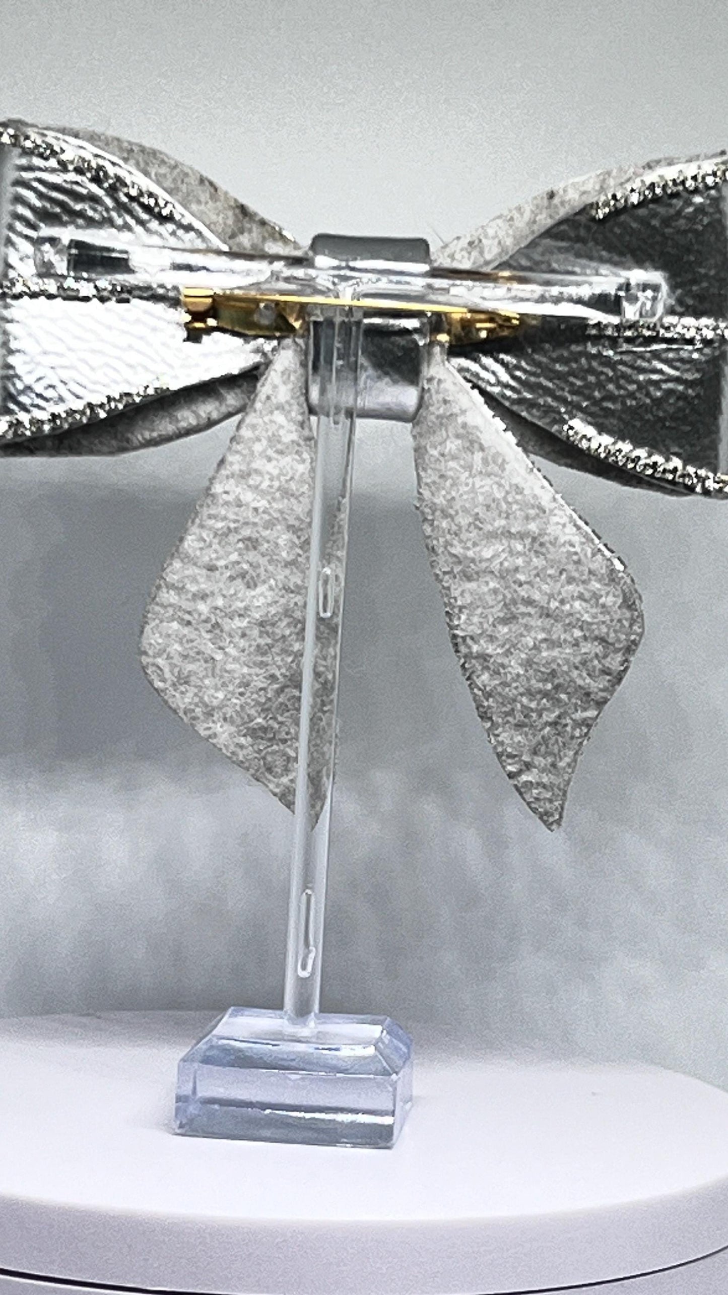Crystal Bow Brooch for Women | Rhinestone Bridal Pin | Elegant Statement Accessory