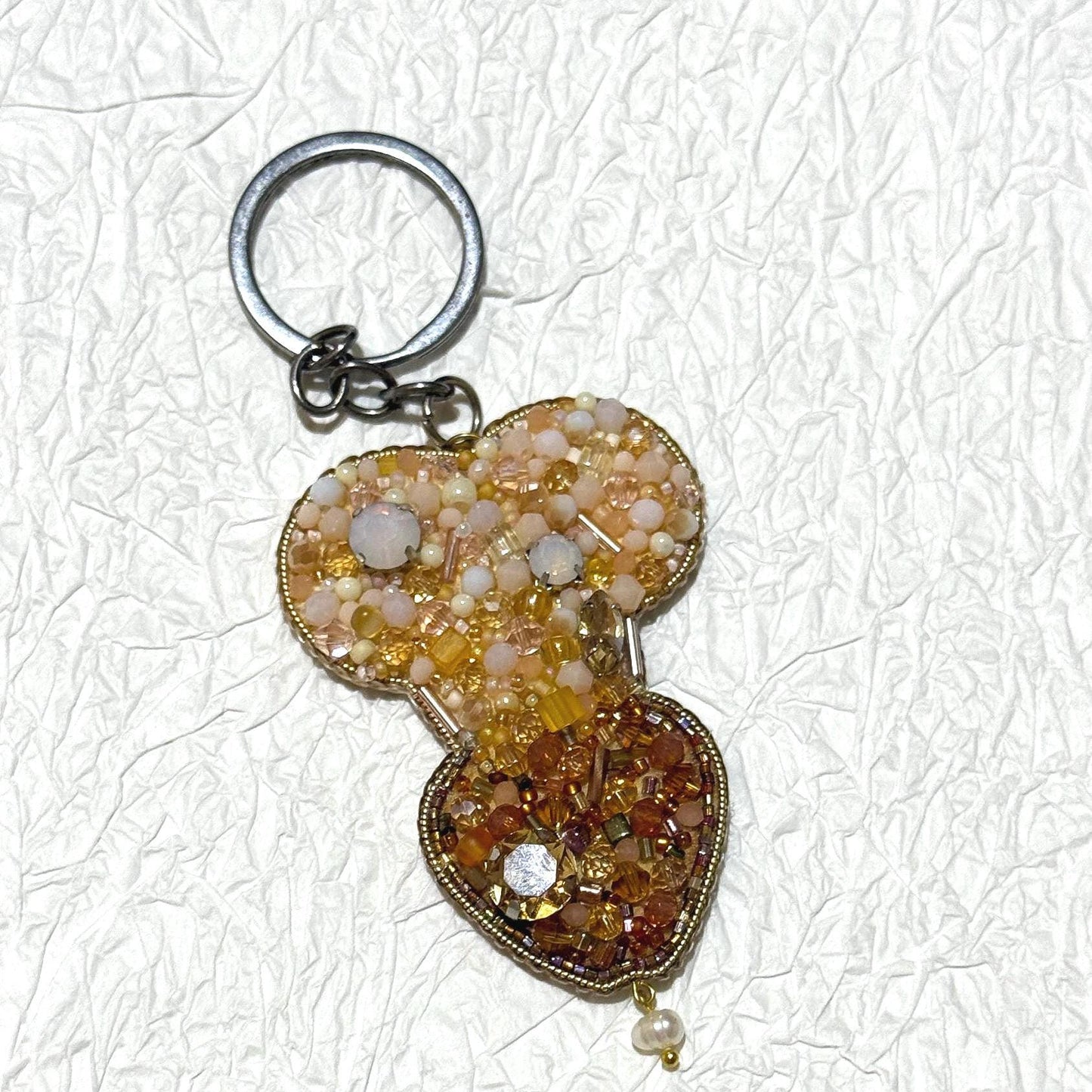 Funny Beaded Willy Keychain, Naughty Bachelorette Gag Gift