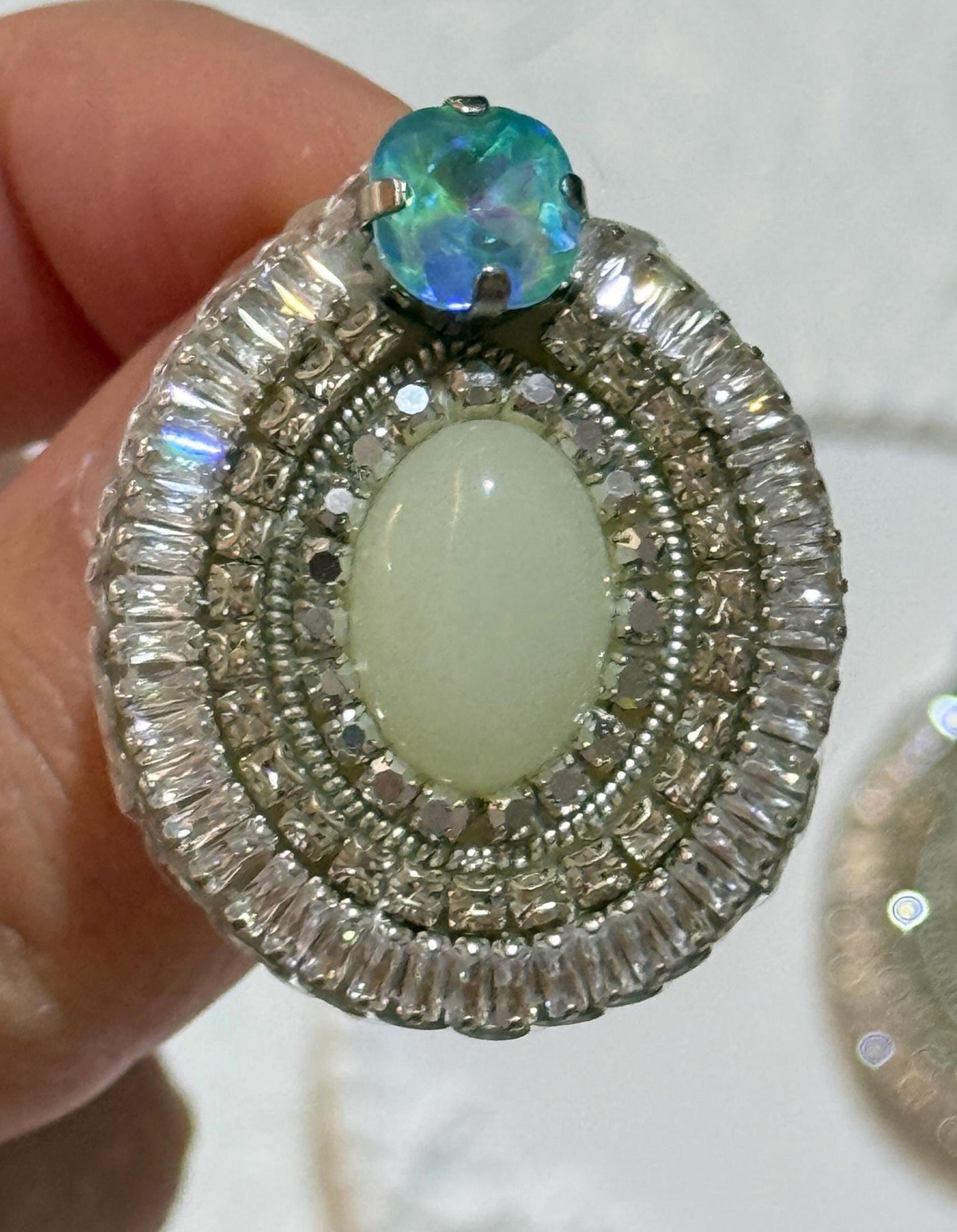 Glow-in-the-Dark Beaded Earrings: Handmade Luminous Stone Jewelry