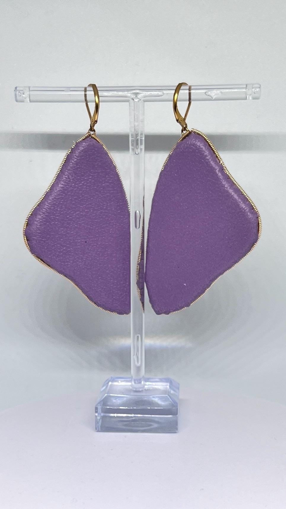 Handmade Beaded Sequin Earrings: Pearl Drop Statement Jewelry